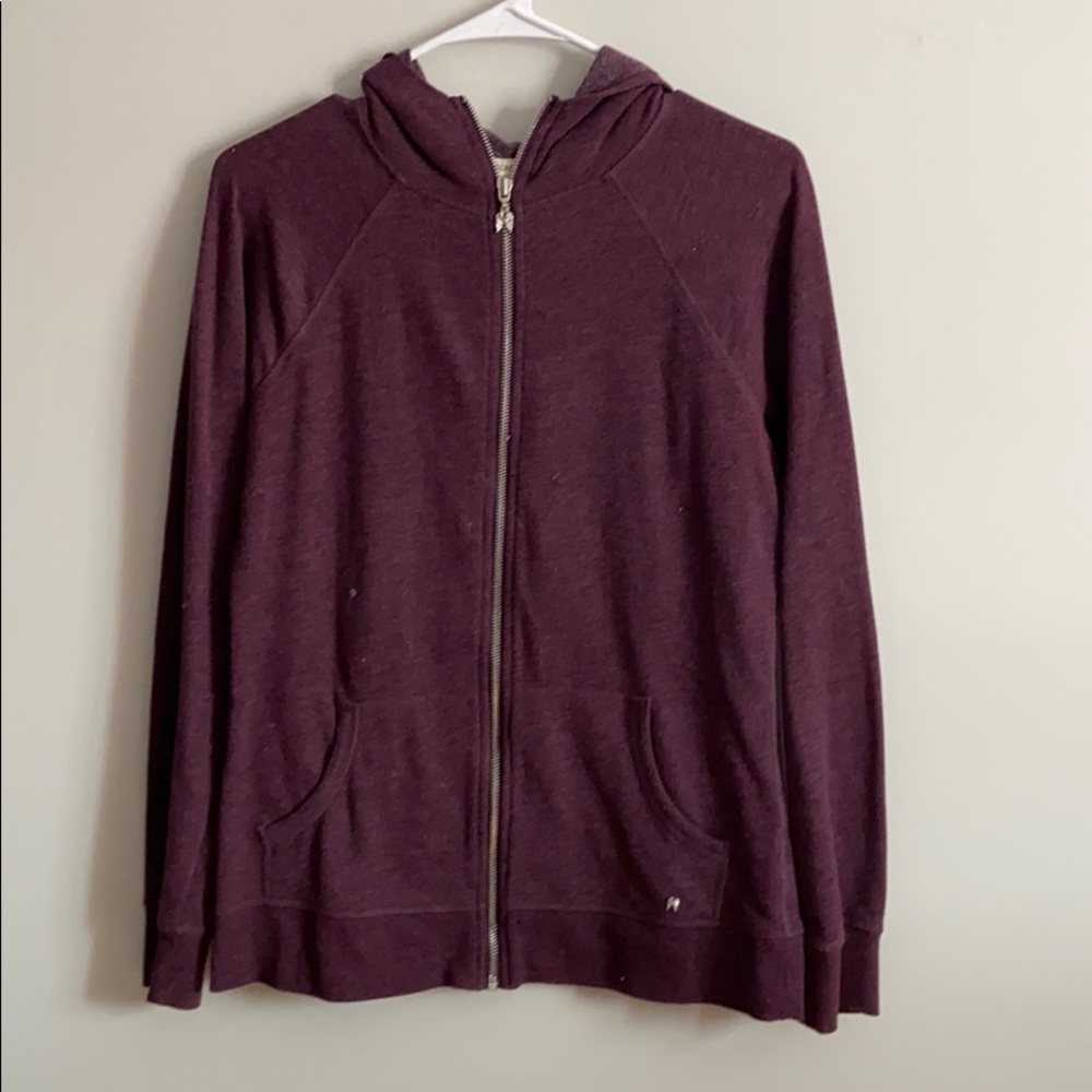 Maroon Victoria secret full zip hoodie